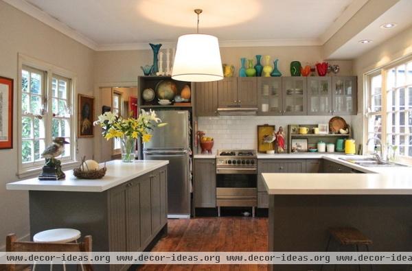 eclectic kitchen by Luci.D Interiors