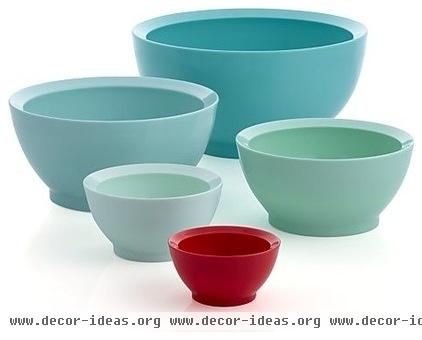 contemporary mixing bowls by Crate&Barrel