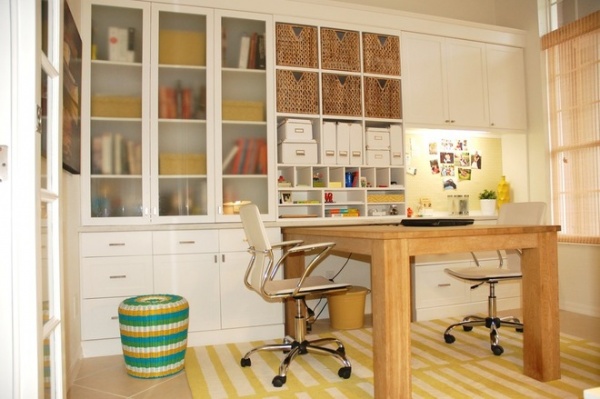 contemporary home office by Angela Ruple Interior Design