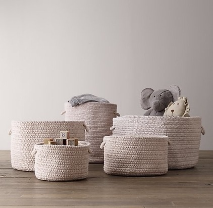 contemporary baskets by Restoration Hardware Baby & Child