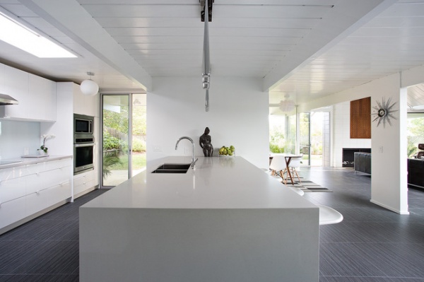 midcentury kitchen by Klopf Architecture