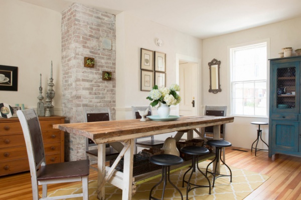 farmhouse dining room by Lisa Teague Design Studios