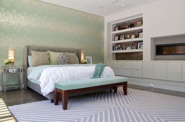 contemporary bedroom by Sarah Greenman