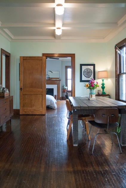 eclectic dining room by Adrienne DeRosa