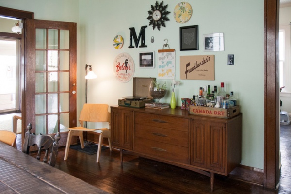 eclectic dining room by Adrienne DeRosa