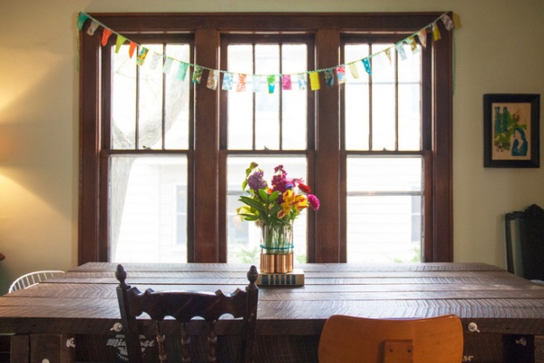 eclectic dining room by Adrienne DeRosa