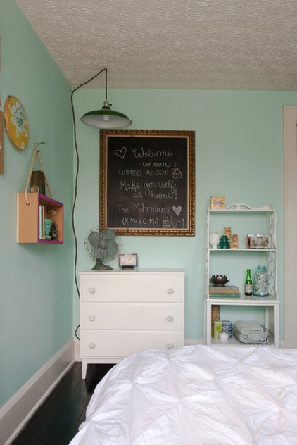 eclectic bedroom by Adrienne DeRosa