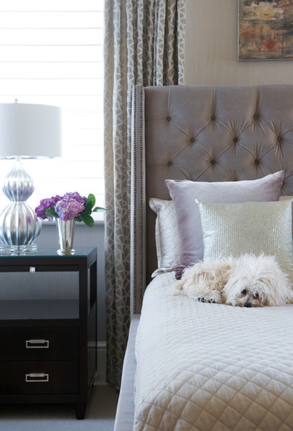 contemporary bedroom by Susan Glick Interiors