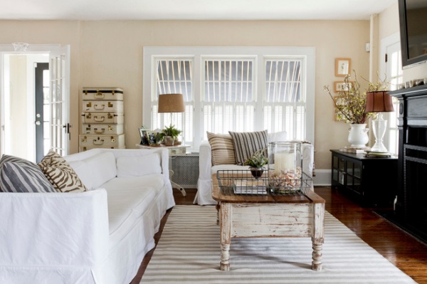 eclectic family room by Rikki Snyder