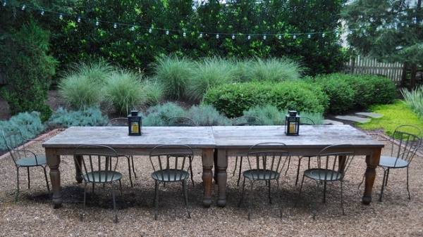 rustic patio by Bruce Clodfelter and Associates