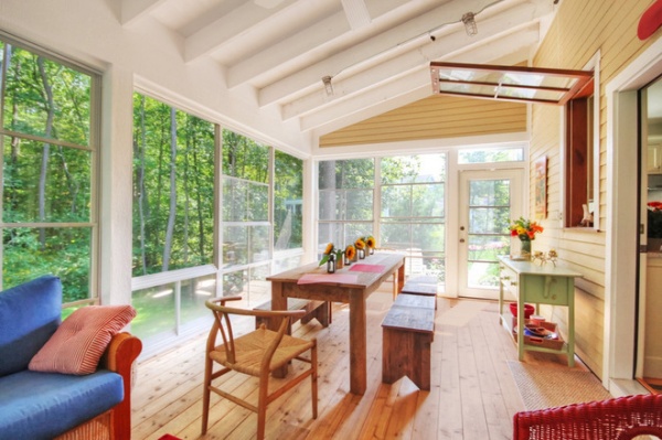 beach style porch by Cottage Home, Inc.