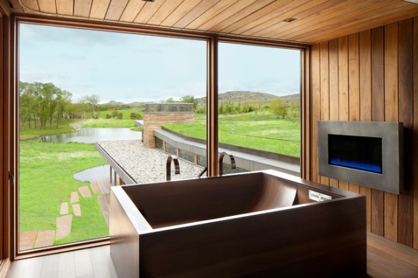 modern bathroom by hughesumbanhowar architects