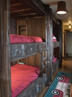 Rustic Cabin Bunk Room With Four Built-In Beds : Designers' Portfolio