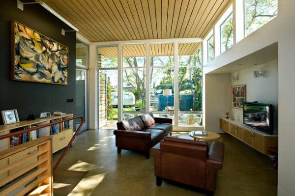 contemporary family room by Paul Welschmeyer ARCHITECTS & energy consultants