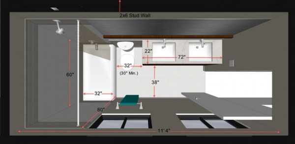 transitional rendering by Steven Corley Randel, Architect