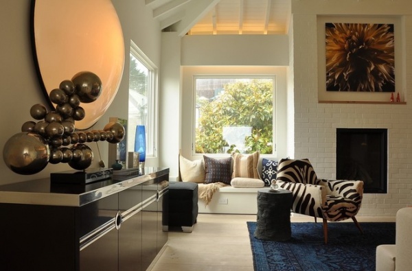 eclectic family room by Ian Stallings