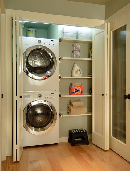 contemporary laundry room by Midori Yoshikawa Design Group