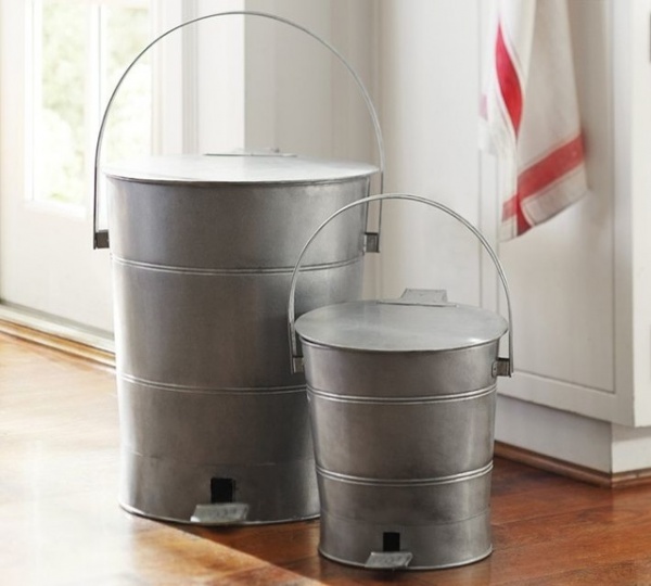 contemporary waste baskets by Pottery Barn