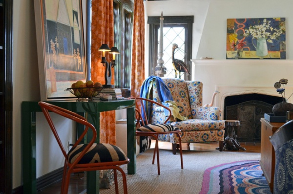 eclectic living room by Sarah Greenman