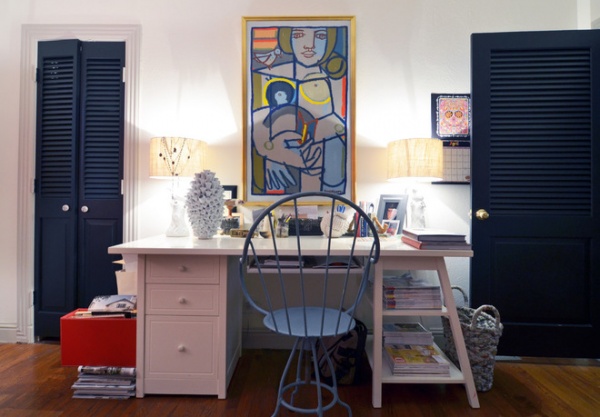 eclectic home office by Sarah Greenman