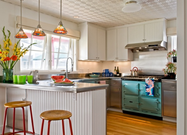 beach style kitchen by Whitten Architects