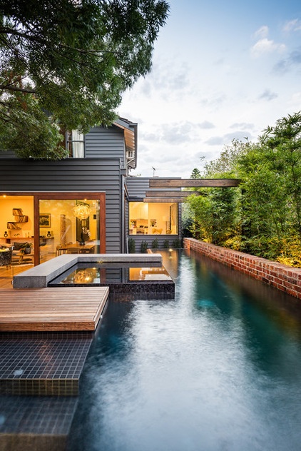 contemporary pool by C.O.S Design