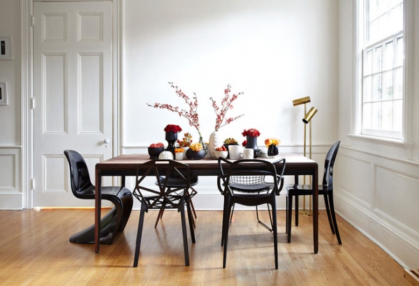 contemporary dining room by Lisa Petrole Photography