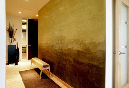 contemporary entry by Trompe Decorative Finishes