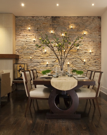 contemporary dining room by Charlie & Co. Design, Ltd