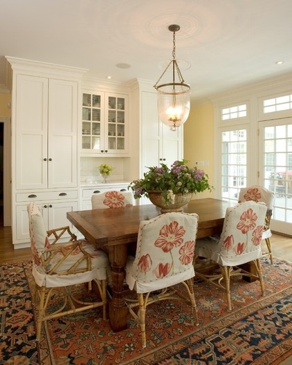 traditional dining room by Dennison and Dampier Interior Design