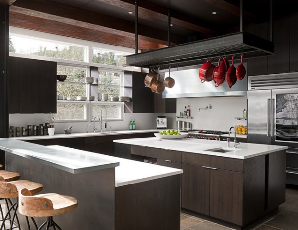 modern kitchen by DeForest Architects