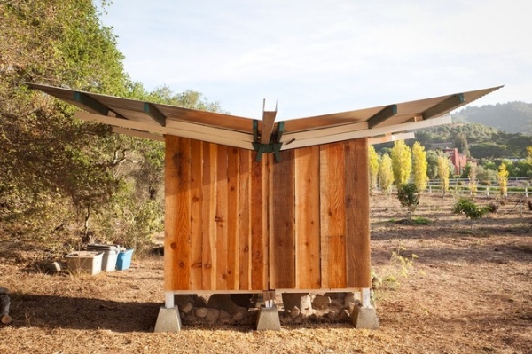 farmhouse garage and shed by Wyndhamdesign