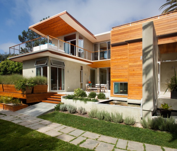 contemporary exterior by Architect Heather Johnston