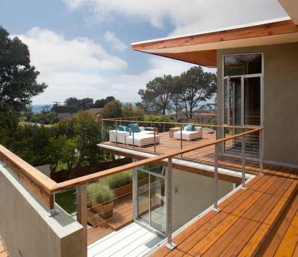 contemporary deck by Architect Heather Johnston