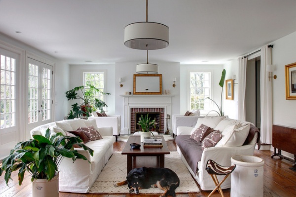 traditional living room by Joseph Bergin Architect PC