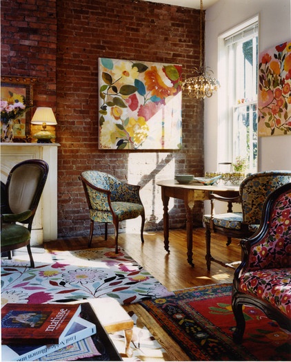 traditional living room by Kim Parker Interiors