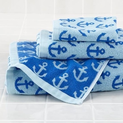 beach style towels by The Land of Nod