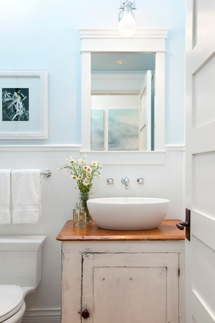 traditional powder room by jodi foster design + planning