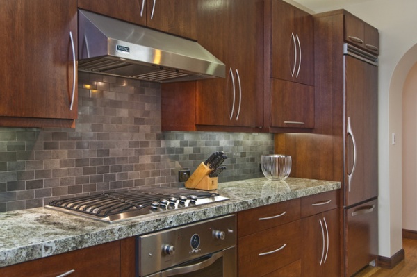 transitional kitchen by Studio S Squared Architecture, Inc.