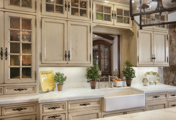 mediterranean kitchen by GDC Construction