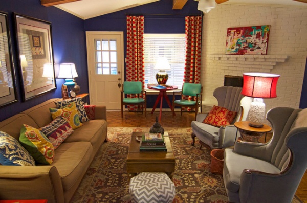 eclectic living room by Sarah Greenman