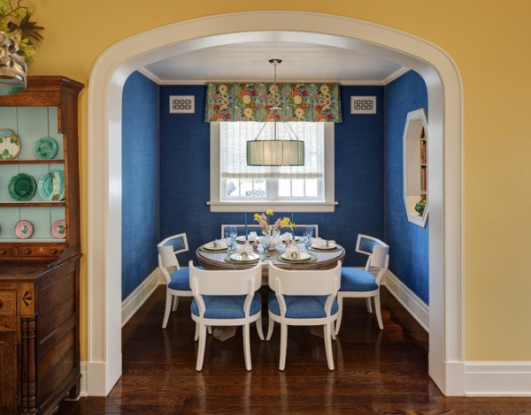 traditional dining room by W Design Interiors