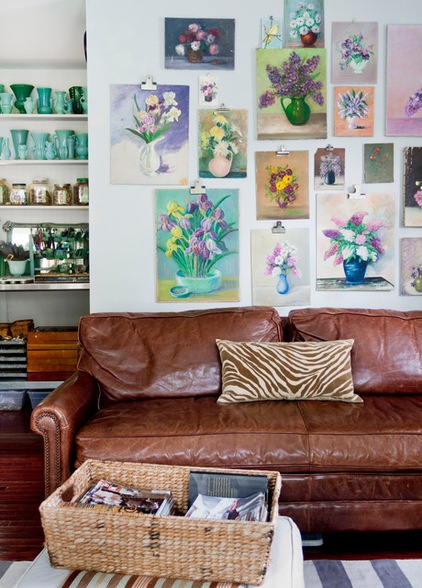 eclectic living room by Rikki Snyder