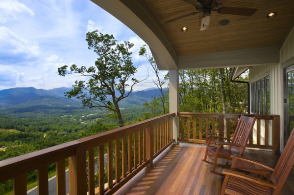 traditional porch by Living Stone Construction, Inc.