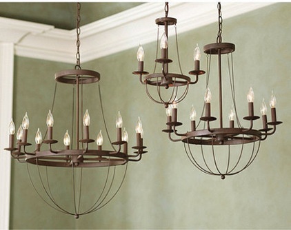 transitional chandeliers by Ballard Designs