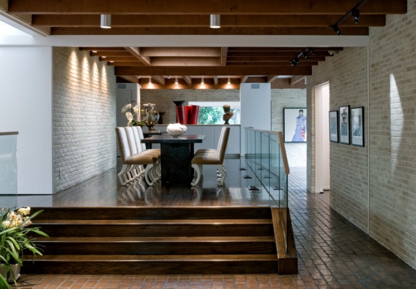 midcentury dining room by Bernbaum-Magadini Architects