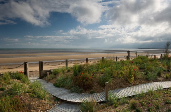 beach style landscape by Jo Thompson Garden Design