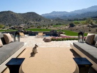 Transitional Patio Has Panoramic Desert View : Designers' Portfolio