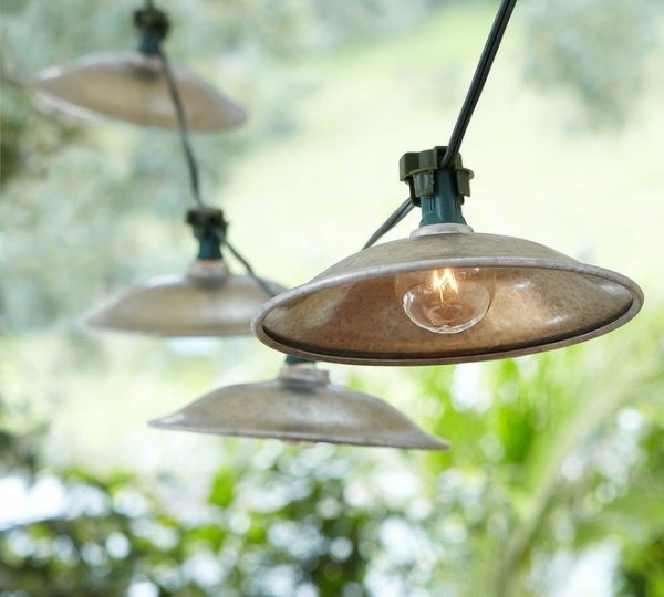 eclectic outdoor lighting by Pottery Barn