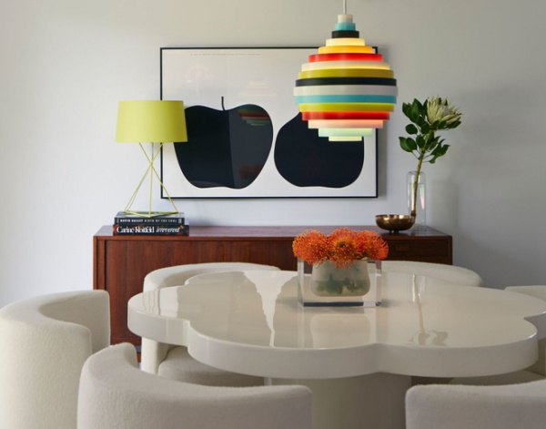 midcentury dining room by Alison Damonte Design